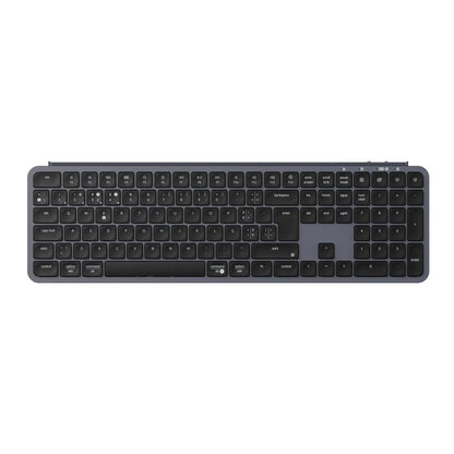 Teclado inalámbrico ultrafino Keychron B6 Pro con distribución ISO, tamaño completo, portátil y ligero, conexiones 2.4GHz y Bluetooth