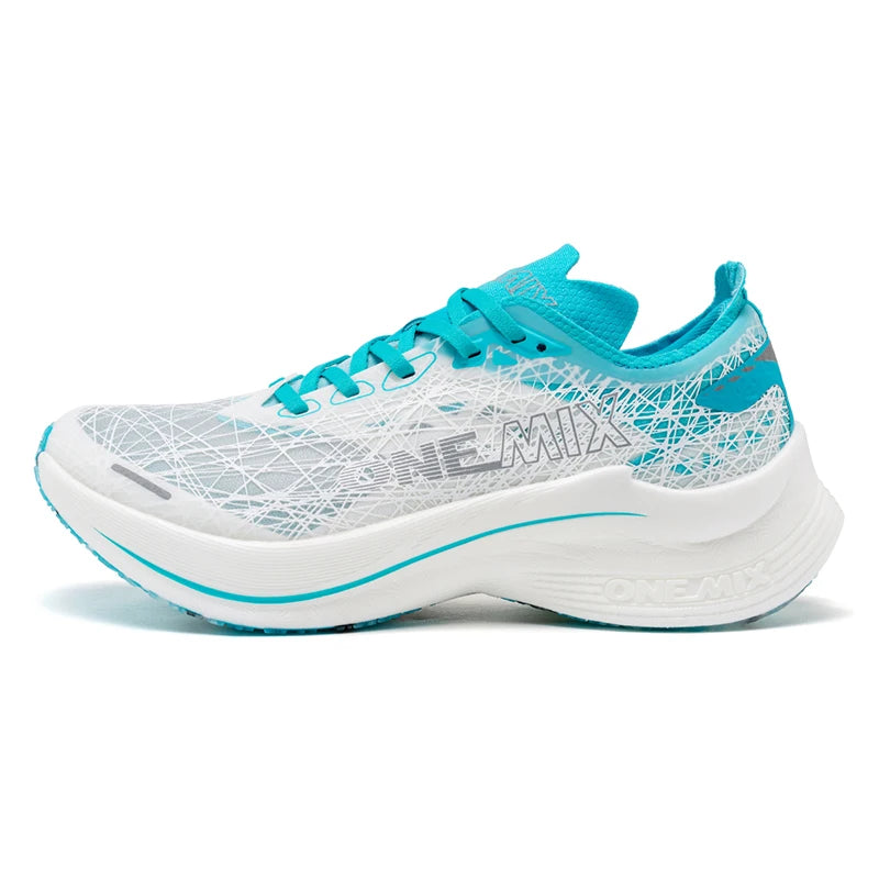 ONEMIX Carbon Fiber Plate Running Shoes Traction Shock Absorption Professional Marathon PB Racing Sports Trainers