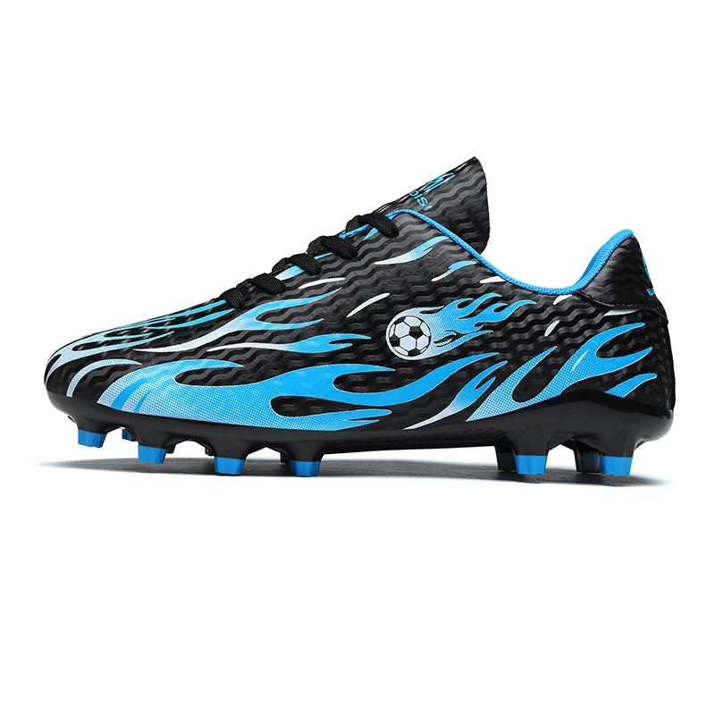 Men Professional Football Boots Cleats Boys Soccer Shoes Ankle Support Cleats Youth Outdoor Match Training Sneakers Non-slip.