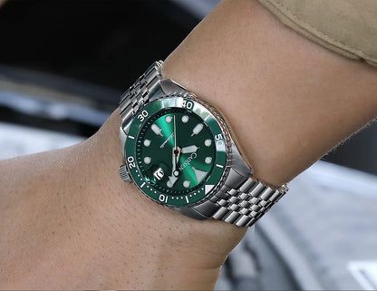 CADISEN New Luminous Men Mechanical Wristwatches Ceramic Bezel Sapphire Glass Automatic Watch Men Relogio Masculino