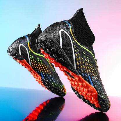 New Men's Soccer Shoes Professional Football Boots Turf Futsal Match Grass Unisex Outdoor Training Soccer Cleats Non-Slip Breathable
