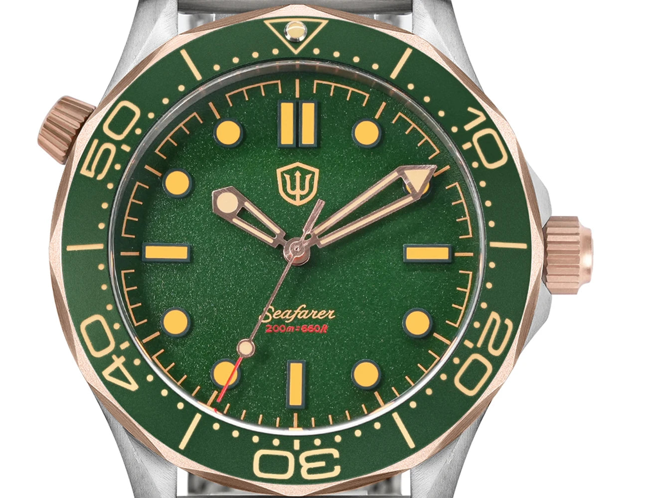 Watchdives 42mm Titanium Dive Watch NTTD VH31 Sweep Second Quartz Movement 200m Waterproof Super Luminous Men Watches