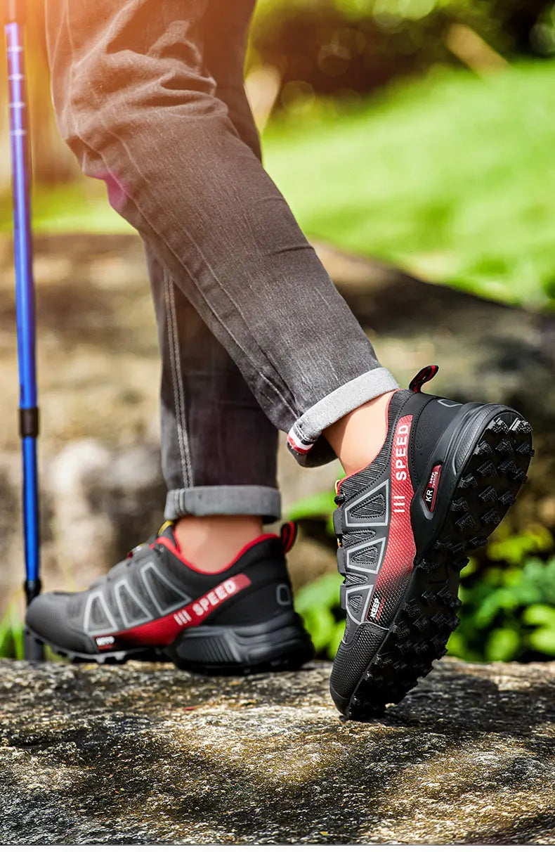 Scarpe da trekking da uomo impermeabili da outdoor con lacci, scarpe sportive, scarpe casual da bicicletta da donna, scarpe tattiche da allenamento da campo antiscivolo