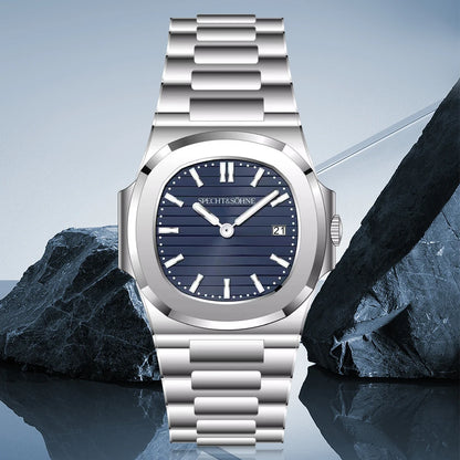 Specht & Söhne New Arrivals Mens Watch Rose Gold 5711 Classic Sports Watches Ultrathin Stainless Steel Sapphire 50M Waterproof