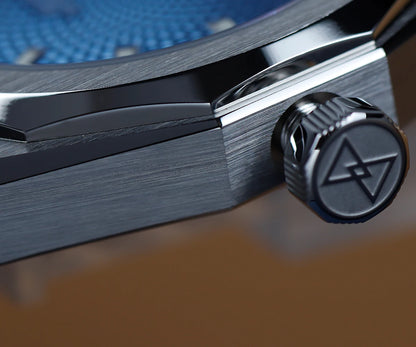 Cronos New Rhombus Perlage 39mm Dial PT5004 Miyota 90S5 See-through Caseback Men Automatic Wristwatches 10ATM Lumious
