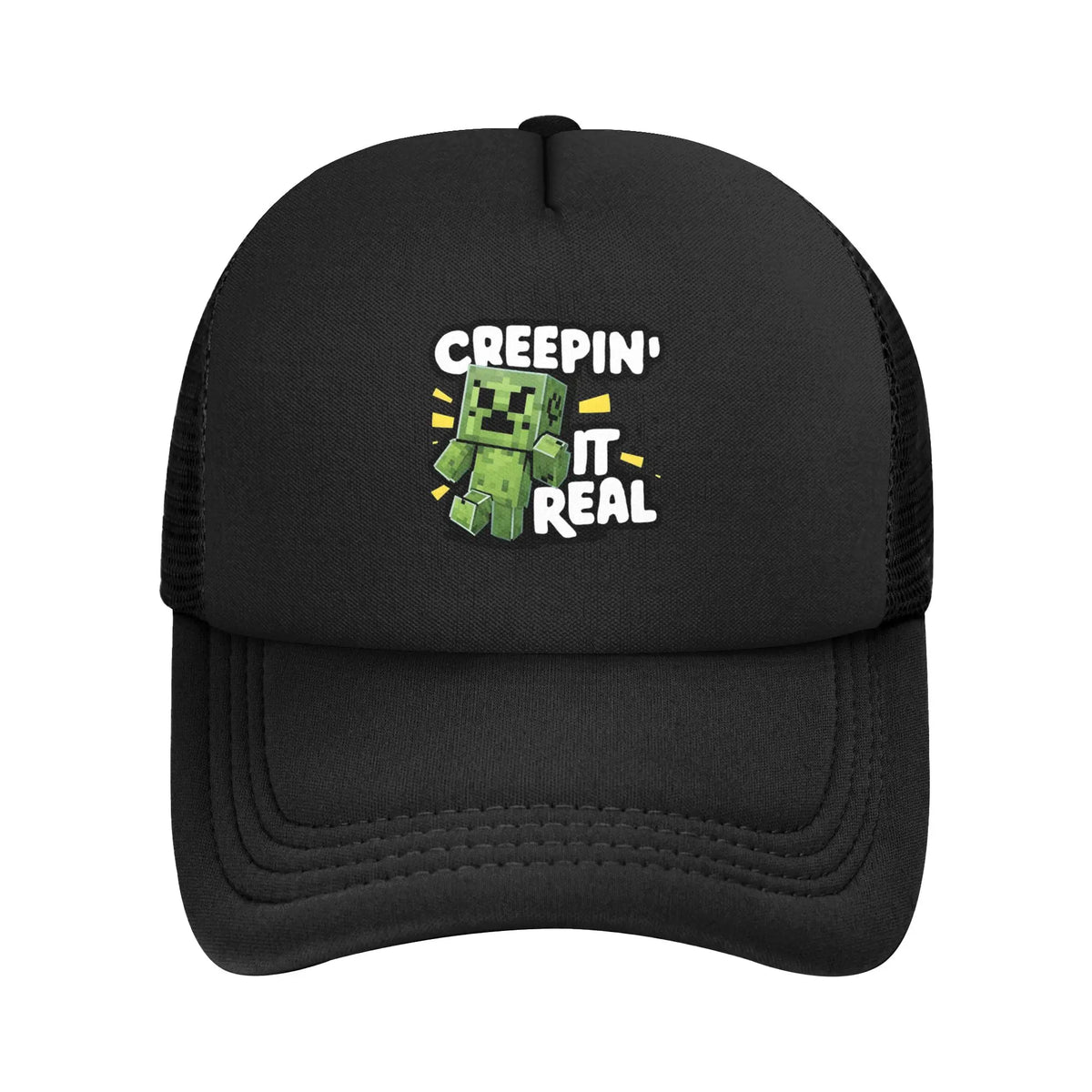Creepin Creepers til voksne, Trucker-kasket, baseballkasket i mesh, snapback-kasketter, hatte, solhat, justerbare solkasketter, sommer
