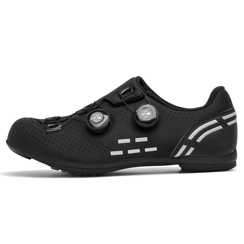 Lock-Free Cycling Shoes, Flat Pedal Shoes for Men, Bike Cleat Sneakers, MTB Bicycle Biking Shoes for Women, Breathable Indoor Boots