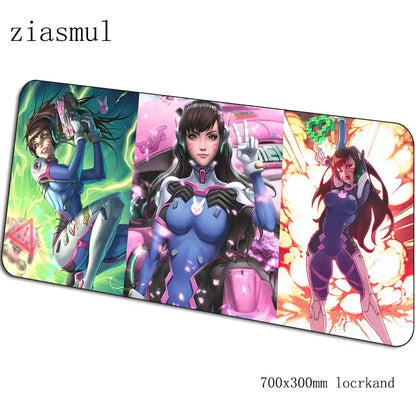 dva mouse pad gamer 70x30cm xl gaming mousepad pc notbook desk mat cute padmouse games Christmas gifts gamer mats gamepad