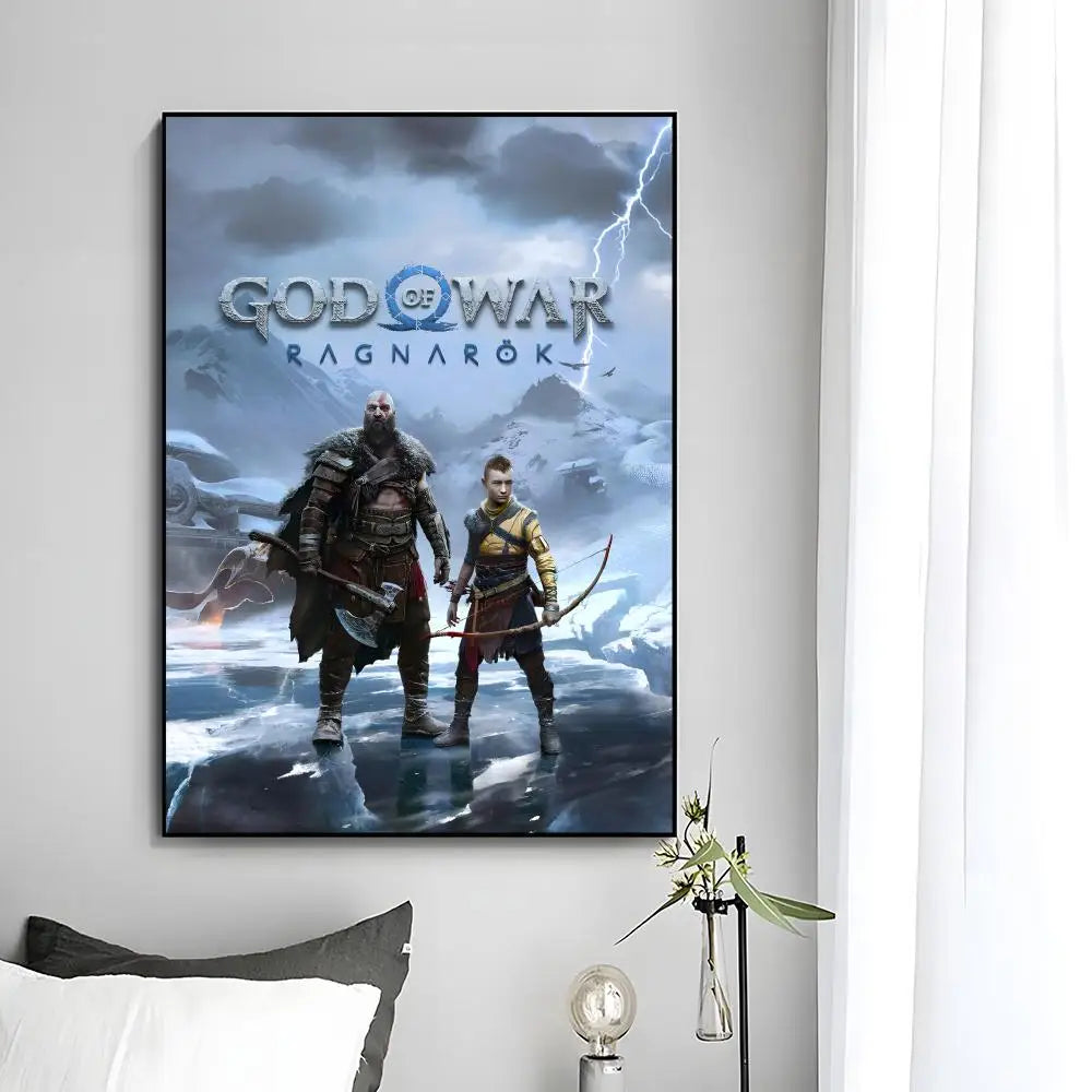 God Of War Poster Wall Art Print Decorative Mural Home Decor Gift Unframed