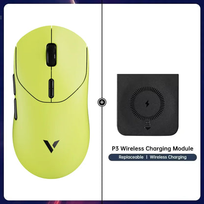 Rapoo VT2 MAX Wireless E-sports Gaming Mouse with 8K Polling Rate Optical Sensor Ergonomic Design 53g Lightweight for PC Latop