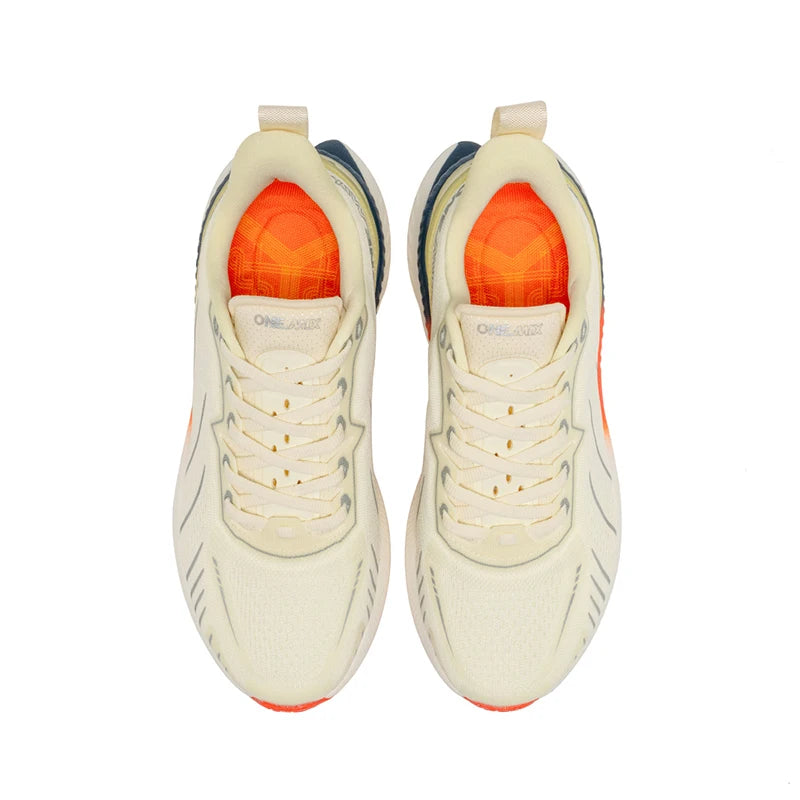 ONEMIX New Cushioning Running Shoes For Men Suitable for Heavy Runners Lace-Up Sports Women Non-slip Outdoor Athletic Male Sneakers