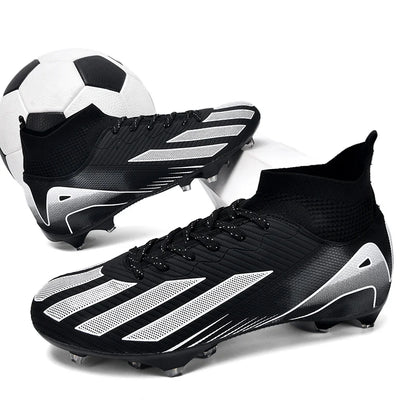 Men's New TF Football Boots Sneakers Society Turf Grass Ultralight Male Soccer Shoes Comfortable Ankle Football Shoes Futsal Fast