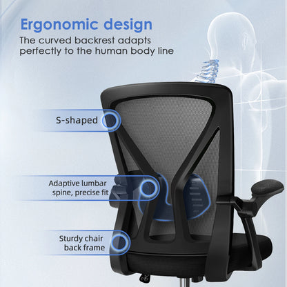 Daccormax Office chair Ergonomic Reclining 90°-125°,Desk chair with Lumbar Support,Computer chair Adjustable,living room chairs