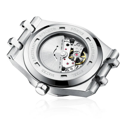Specht&Sohne New Classic Men's Watch 50M Waterproof Luminous Sapphire Crystal Blue Automatic Mechanical Watches Reloj Hombre