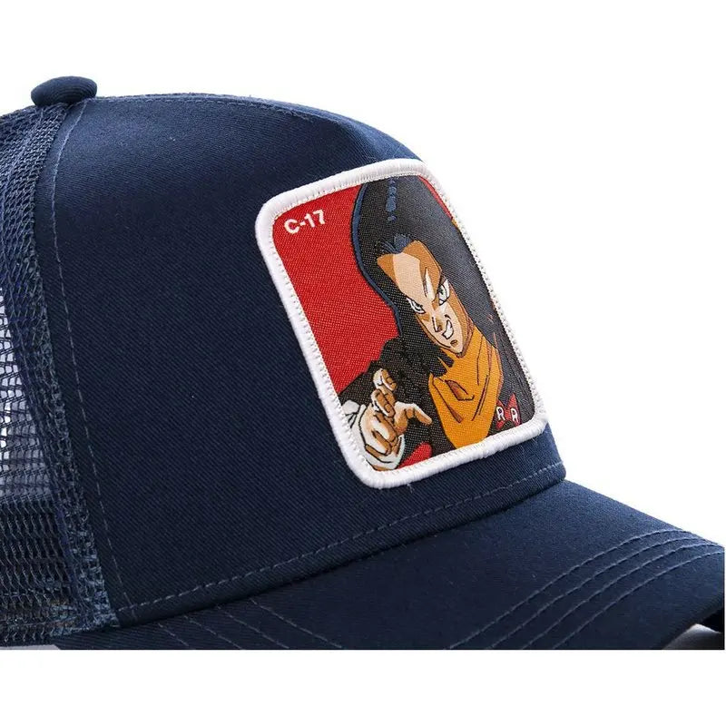 Dragon Ball Z-stilarter Anime Son Goku Bomuld Ny baseballkasket til mænd og kvinder Hip Hop Far Justerbar mesh-kasket Trucker-kasket