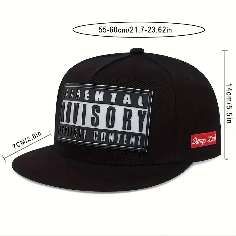 Flat Bill Visor Trendy Patch Snapback-kasket Hip Hop Color Block Baseballkasket Unisex Letvægts solbeskyttelse Dad Hats til kvinder og mænd