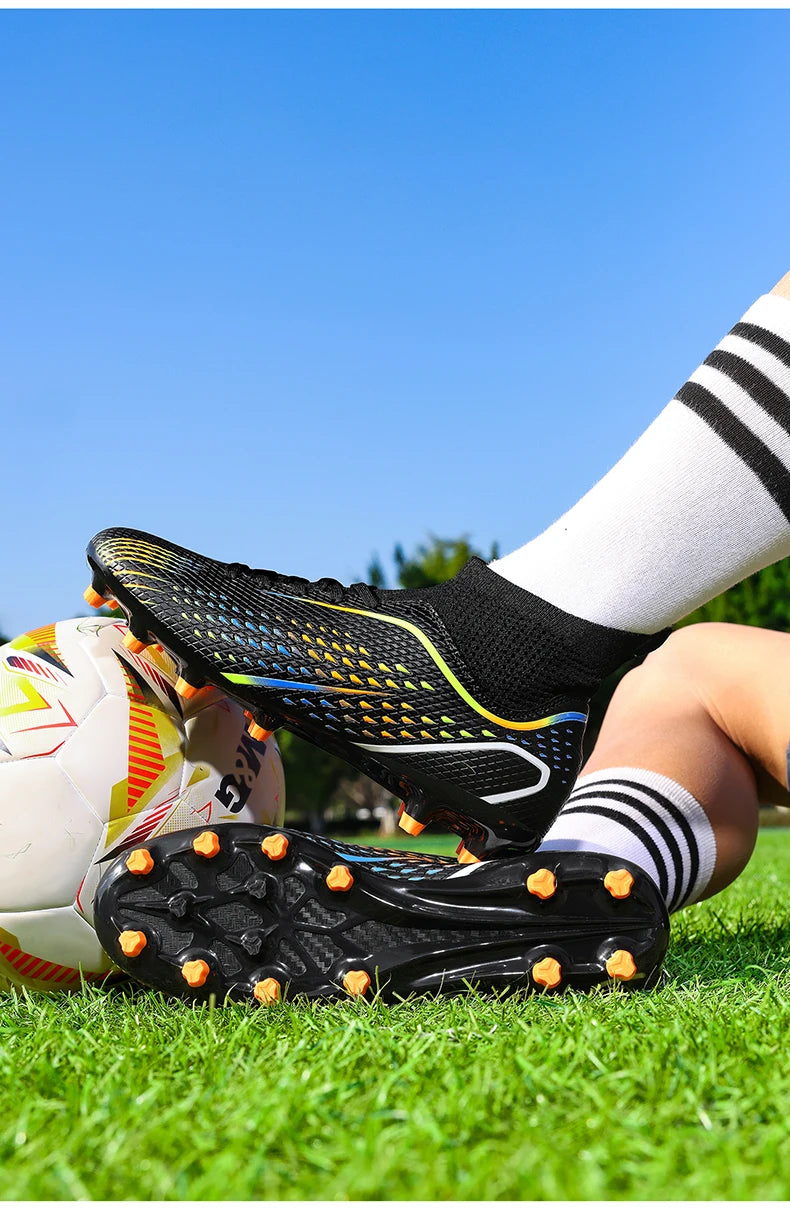 New Men's Soccer Shoes Hot Sale High-quality Futsal Football Boots Unisex Cleats Ultralight Women Professional TF/FG Sneakers