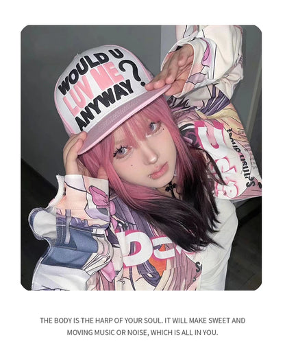 Novos bonés de basebol unissexo com blocos de cor, estampado com letras e bordado, estilo hip-hop, em malha respirável, com pala para proteção solar, bonés trucker urbanos e versáteis