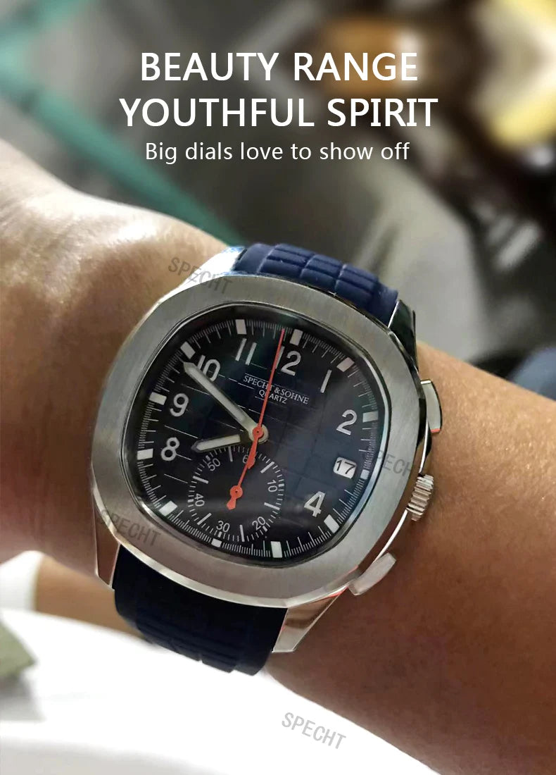 Dropshipping 2026 Best Selling Products Wristwatches For Men Specht&Sohne Male Quartz Sports Watches Rubber Strap Waterproof