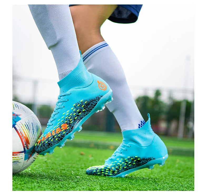 Chuteiras profissionais de futebol para homem, originais, para futebol indoor, relva e treino TF/FG