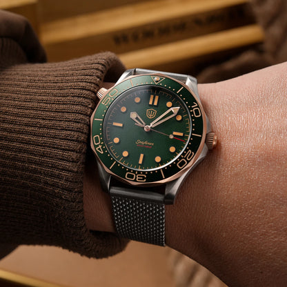 Watchdives 42mm Titanium Dive Watch NTTD VH31 Sweep Second Quartz Movement 200m Waterproof Super Luminous Men Watches
