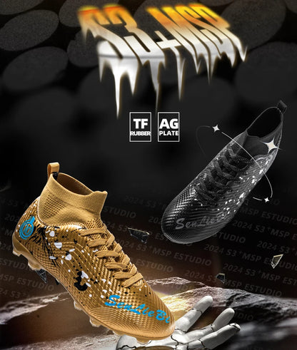 New Men's Professional Soccer Shoes Non-slip Football Boots Unisex Breathable Futsal Sports New Cleats Drop Shipping Ultralight