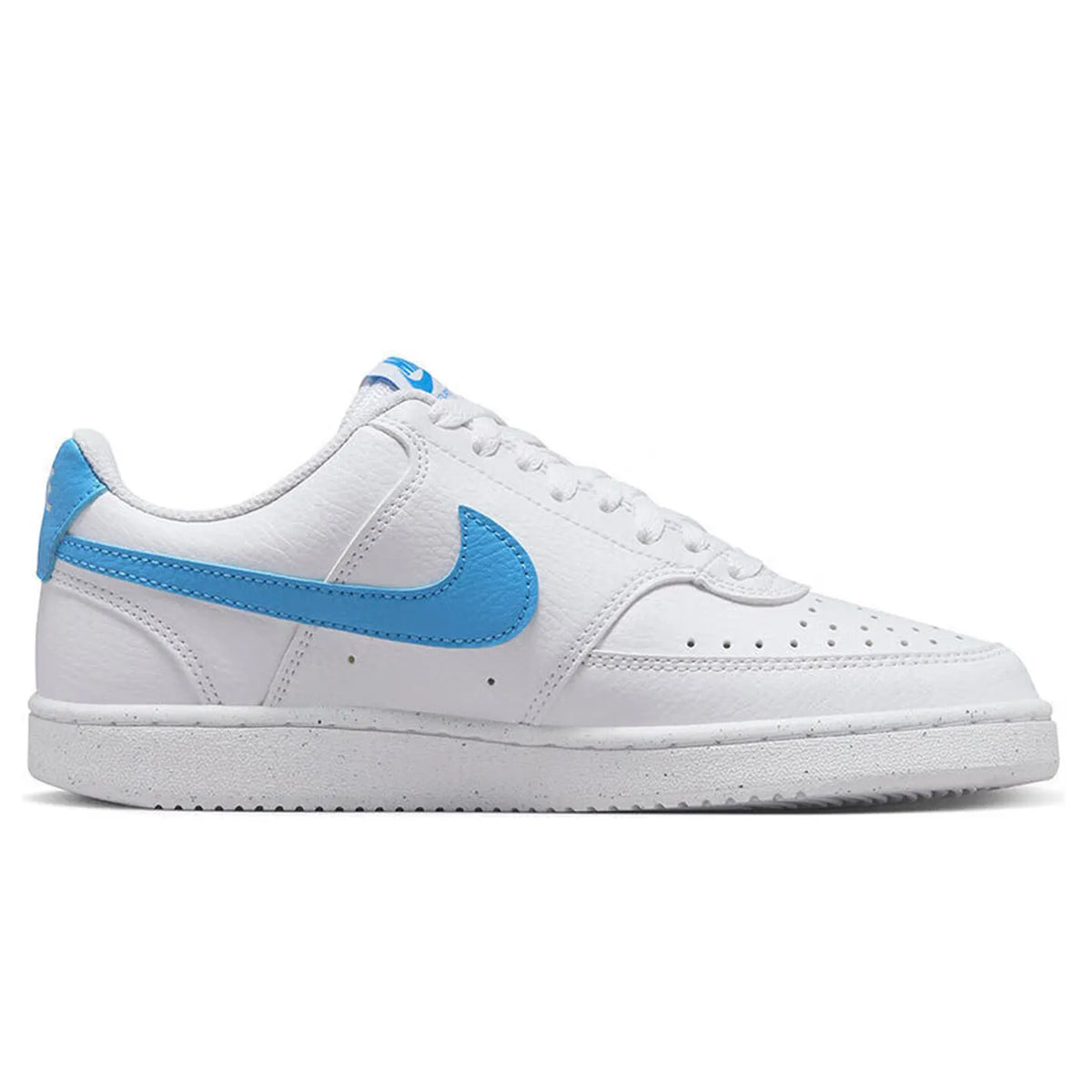 Nike Court Vision 1 Low Next Nature Mukava, monipuolinen ja kestävä matalavartinen tenniskenkä Naisten Valkoinen/Sininen DH3158-107