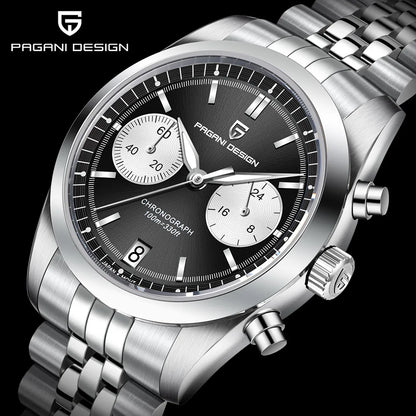 PAGANI DESIGN Pilot Men's Quartz Watches Sports Waterproof WristWatch Sapphire Automatic Watch Relogio Masculino PD1775