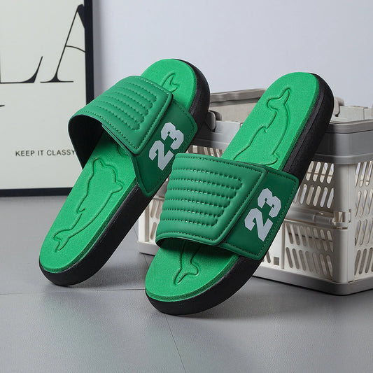 Breathable Summer Flip Flops Men Lightweight Quick Drying Slippers Comfortable Indoor and Outdoor Slides Waterproof Beach Shoes