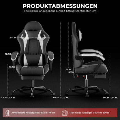 Gaming chairs, office chairs, desk chairs, and swivel chairs. Made with breathable fabric, equipped with 360° swivel casters and seats for easy movement, and featuring soft and comfortable cushions.