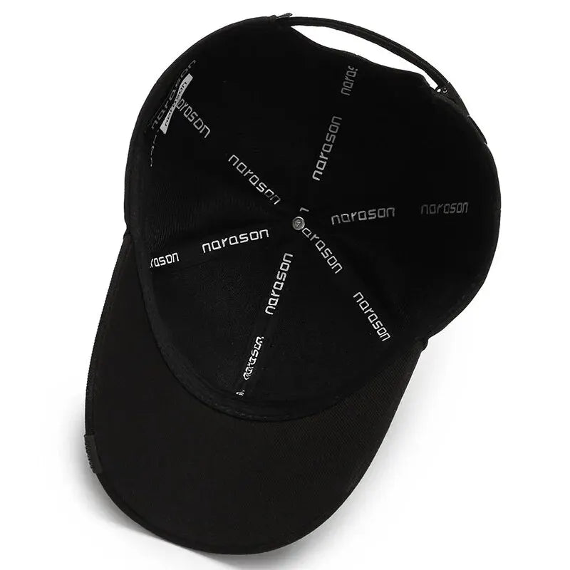 Cappellino da uomo Tide con visiera, cappello da sole coreano da uomo, nero, modello Tide, semplice, casual e versatile, cappellino da baseball