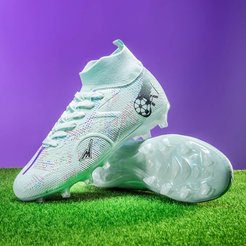 Scarpe da calcio professionali da uomo, scarpe da calcetto con tacchetti, sneakers da calcio ultraleggere per allenamento e sport all’aperto