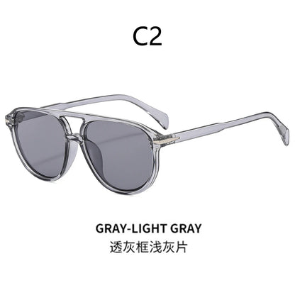 BOYSEEN Beach Sunglasses Man Summer Orange Sun Glasses UV400  Can Do Prescription Glasses Big Frame Blue Eyewear