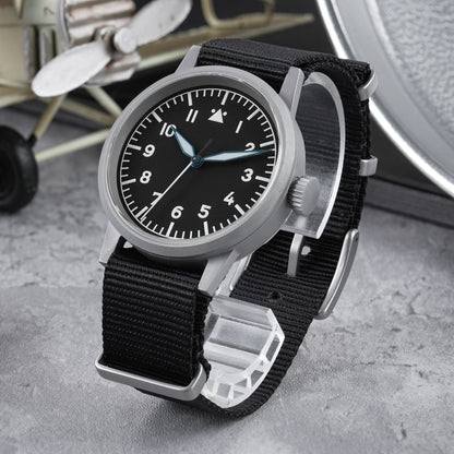 Militado ML10 Quartz Watch VH31 Sweeping Second Movement Sapphire Crystal BGW9 Luminous 10Bar Waterproof 36.9mm Vintage Watches