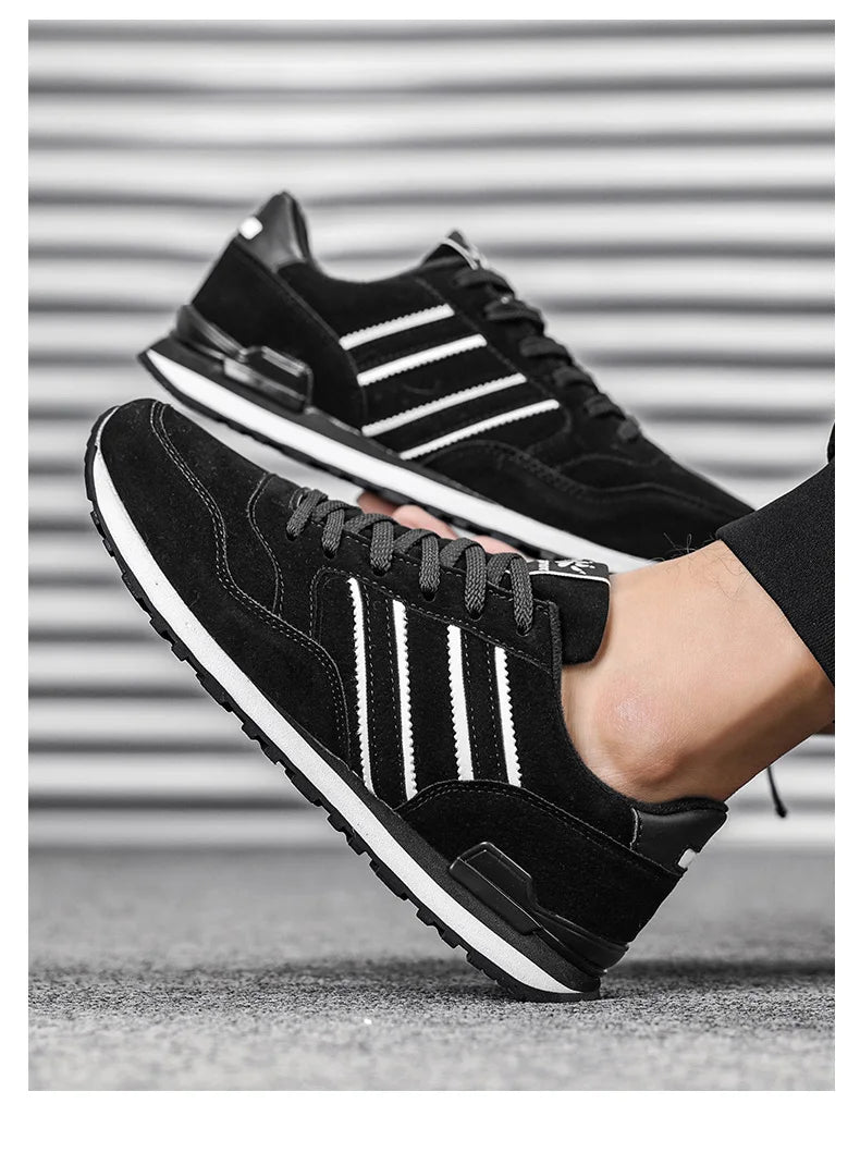 Artificial Leather Men Causal Shoes Male Spring Men Casual Light Shoes Sneakers Lac-up Flats Breathable Outdoors Sapato