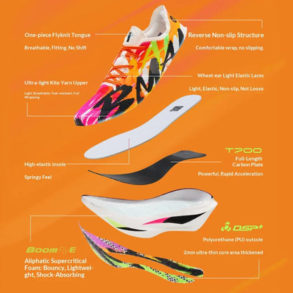 BMAI Breathable 20km Marathon Sneakers for Men Cushion Carbon Plate Men's Sports Shoes Casual Luxury Trainers Men Running Shoes