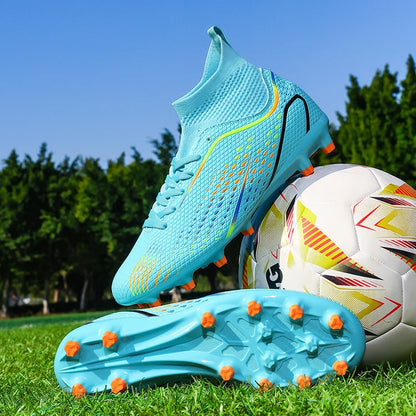 New Men's Soccer Shoes Professional Football Boots Turf Futsal Match Grass Unisex Outdoor Training Soccer Cleats Non-Slip Breathable