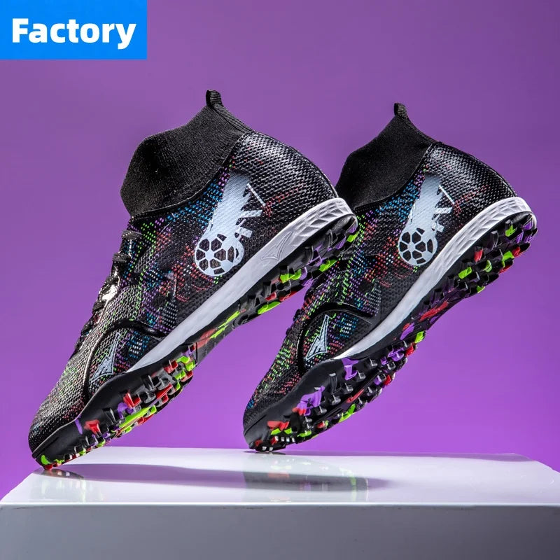 Scarpe da calcio professionali da uomo, scarpe da calcetto con tacchetti, sneakers da calcio ultraleggere per allenamento e sport all’aperto