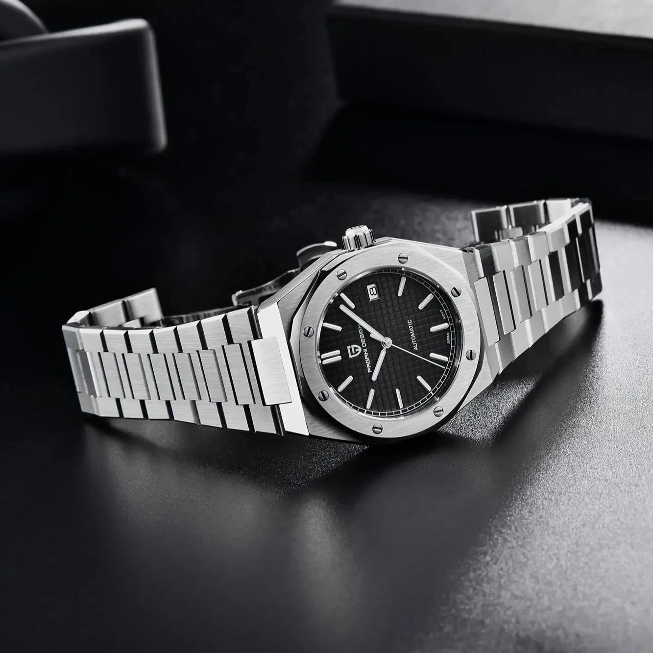 PAGANI DESIGN PD1673 Miyota 8215 Men's Fashion Watch 40MM Sport Automatic Mechanical Stainless Steel 100M Waterproof Watch