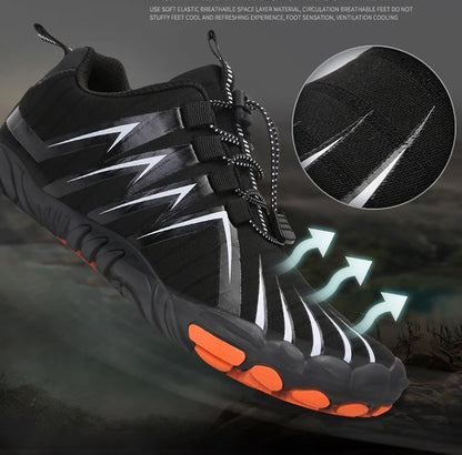 Men's Cross-Trainer | Barefoot & Minimalist Shoe | Zero Drop Sole | Wide Toe Box Aqua Shoes Five-Finger Swimming Shoes