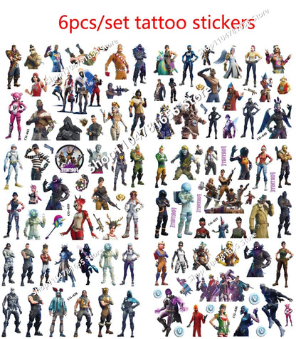 Conjunto de 8 Figuras Fortnite Anime em PVC — Bonecos Trooper Colecionáveis para Fãs, Crianças, Aniversário e Natal
