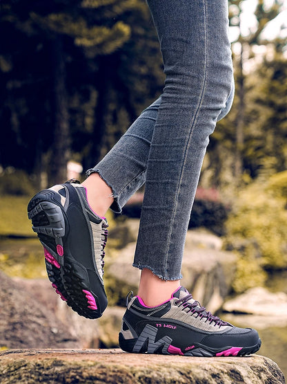 Sapatos de Trekking para Homem Outdoor Lover, Impermeáveis, Botas de Caminhada de Montanha em Couro Genuíno, Sapatos Táticos de Caça Woodland