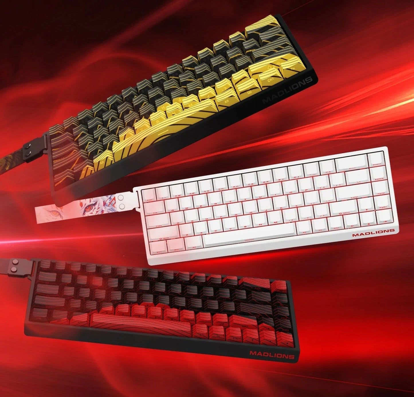 Teclado gaming FGG MAD60 RGB de eje magnético, dedicado para juegos, con hot-swap completo de teclas, respuesta rápida y personalización de nivel inicial