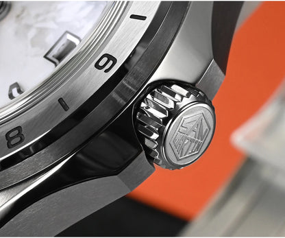 Reloj de lujo para hombre San Martin 39mm con esfera de aventurina, NH34 GMT automático mecánico, zafiro, resistente al agua, luminoso, SN0129