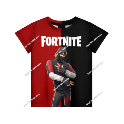 Autumn New Sweatshirt T-shirt  Fortnite 3D Digital Printing Loose Comfortable Hooded Pullover
