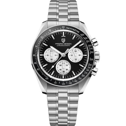 Hodinky PAGANI DESIGN Moon – luxusní quartzový chronograf pro muže, sportovní styl, safírové sklo s antireflexní úpravou, luminiscenční displej