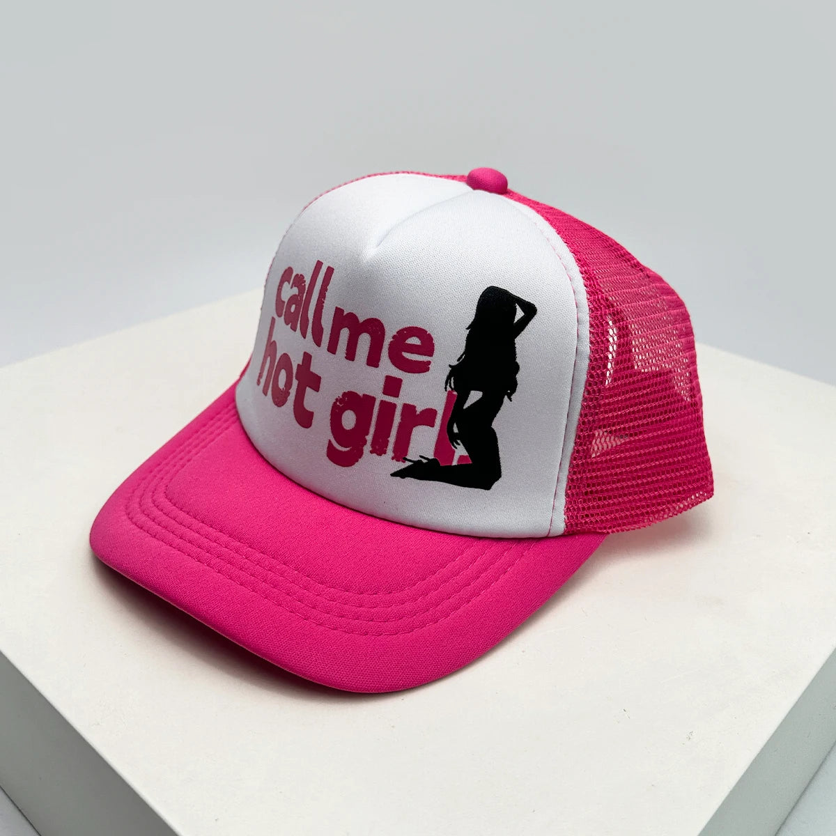 Novos bonés de basebol unissexo com blocos de cor, estampado com letras e bordado, estilo hip-hop, em malha respirável, com pala para proteção solar, bonés trucker urbanos e versáteis