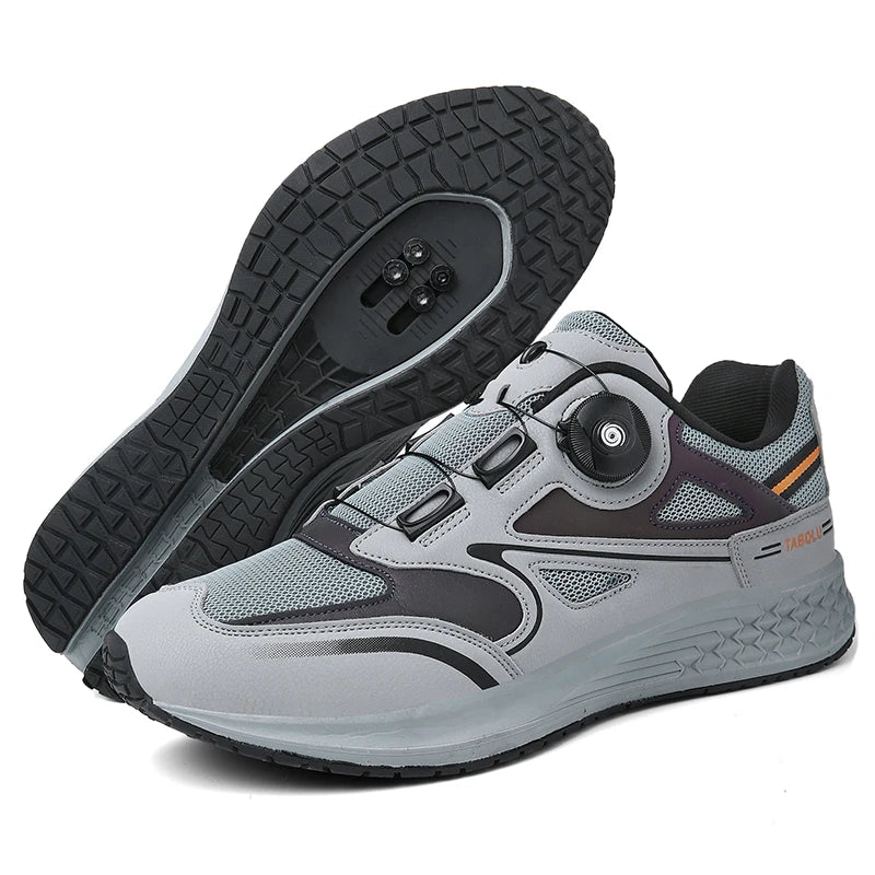 MTB Cycling Shoes Men 2024 Flat Bottom Dirt Bike Race Mountain Footwear Bicycle Indoor Cleats Lock Cleat Trekking Cycling Sneakers