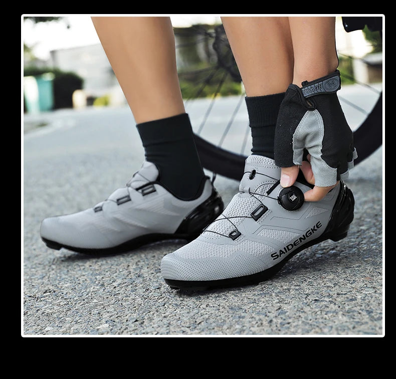Unisex New Cycling Shoes Professional Lightweight Luxury Original Road Rubber MTB Racing Bicycle Fashion Bike Street Sports