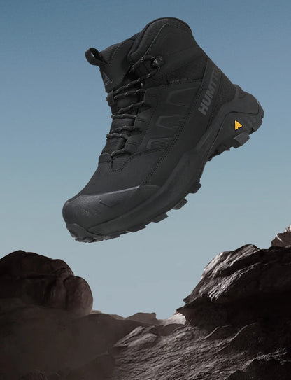 HUMTTO Hiking Shoes Men Winter Outdoor Sports Climbing Shoes Hunting Boots Warm Outdoors Ankle Travel Boots Trekking Sneakers